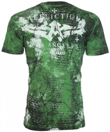 Футболка Affliction Lucinda Dark Mint T-shirt, Фото № 2
