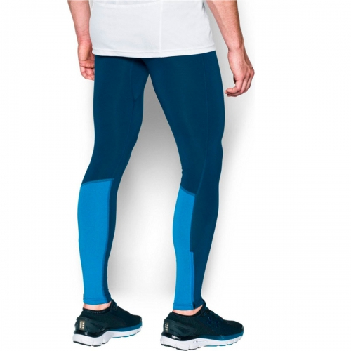 Компресійні штани для бігу Under Armour No Breaks Running Leggings Blue купити