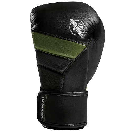 Боксерские перчатки Hayabusa T3 Boxing Gloves Black Green купити