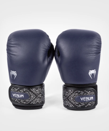 Боксерские перчатки Venum Power 2.0 Boxing Gloves - Navy Blue Black, Фото № 2