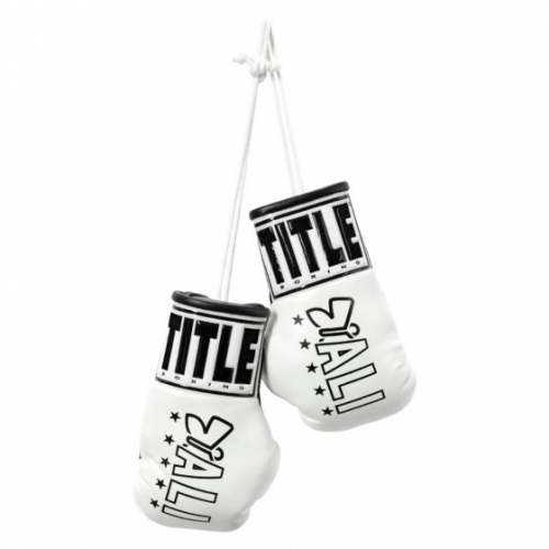 Keychain Title Ali Float Mini Boxing Gloves White buy