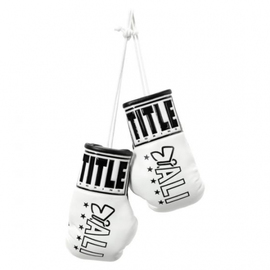 Брелок Title Ali Float Mini Boxing Gloves White, Фото № 2