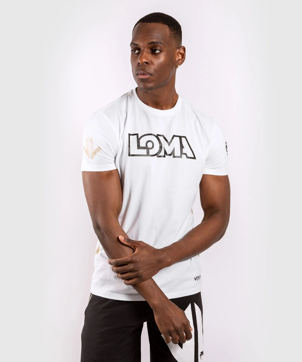 Футболка Venum Origins T-shirt Loma Edition White Black