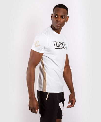 Футболка Venum Origins T-shirt Loma Edition White Black фото