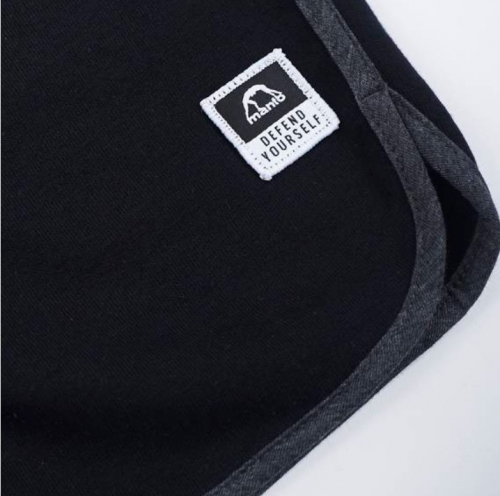 MANTO Cotton Shorts Emblem Defend Black buy
