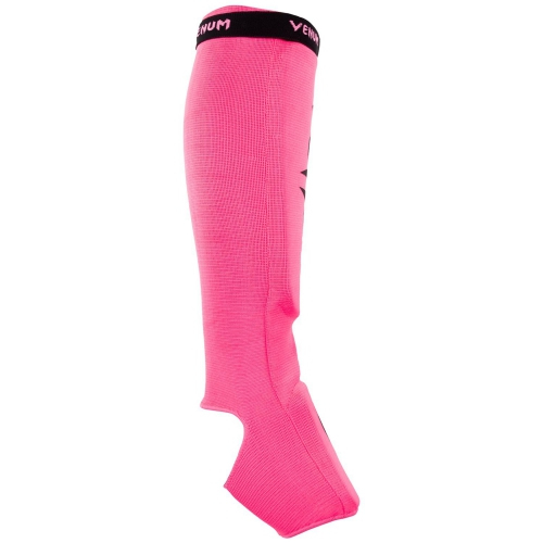 Захист гомілкостопу Venum Kontact Shinguards Pink Black ціна
