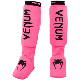 Захист гомілкостопу Venum Kontact Shinguards Pink Black