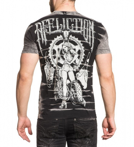 Affliction Tail Gunner Black T-shirt buy
