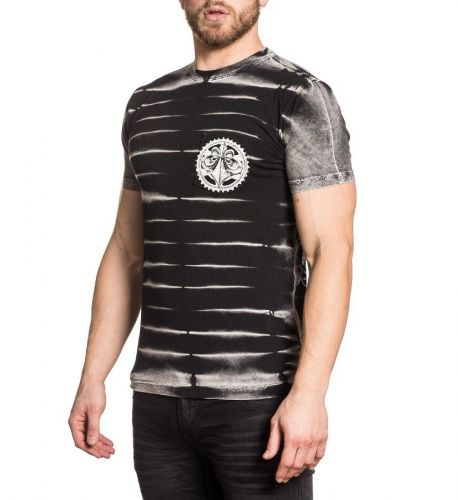 Affliction Tail Gunner Black T-shirt price