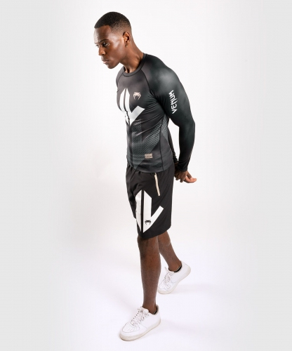 Venum Loma Arrow Long Sleeves Rashguards Black White Kyiv
