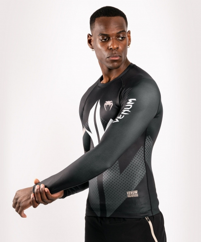 Venum Loma Arrow Long Sleeves Rashguards Black White photo