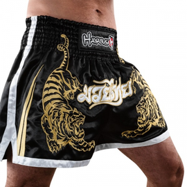 Тайские шорты Hayabusa Premium Muay Thai Shorts Black, Фото № 3