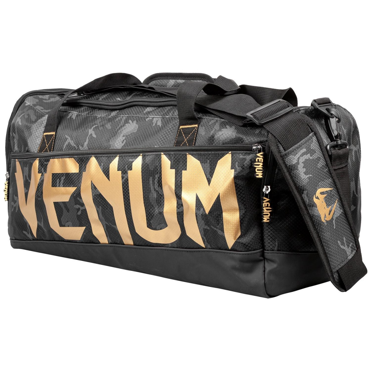 Сумка Venum Sparring Sport Bag Dark Camo Gold