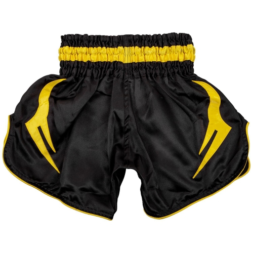 Childrens shorts for Thai boxing Venum Inferno Kids Muay Thai Shorts Black Yellow buy