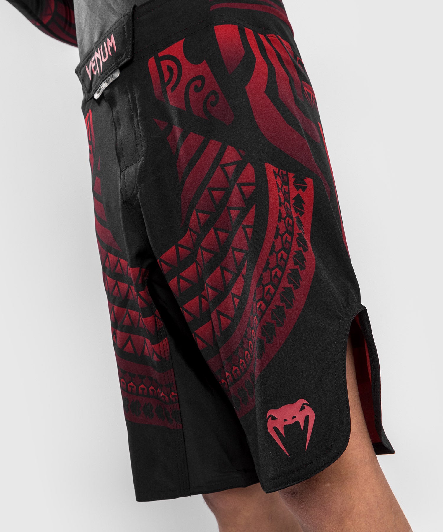 Дитячі шорти для MMA Venum Nakahi Kids Fightshort Black Red ціна