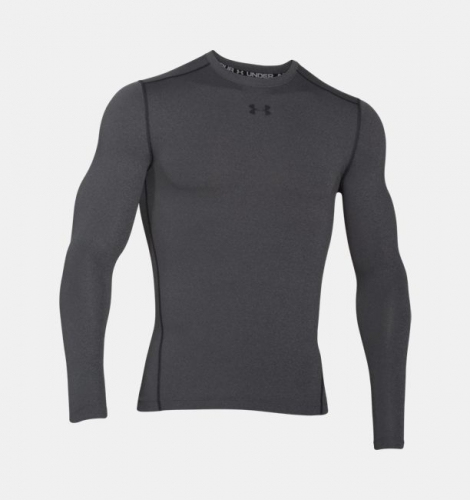 Компрессионная футболка Under Armour ColdGear® Compression Crew Long Sleeve Carbon фото