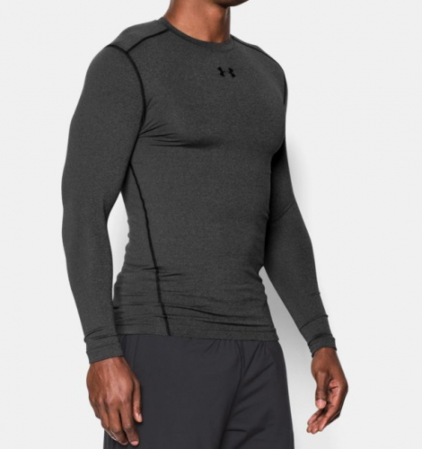 Компрессионная футболка Under Armour ColdGear® Compression Crew Long Sleeve Carbon купить