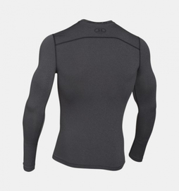 Компрессионная футболка Under Armour ColdGear® Compression Crew Long Sleeve Carbon, Фото № 5