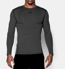 Компрессионная футболка Under Armour ColdGear® Compression Crew Long Sleeve Carbon