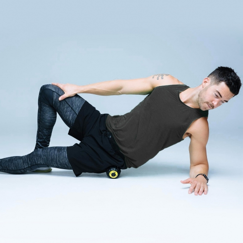 Train Vibration Ball Black Yellow Vibrating Massager photo