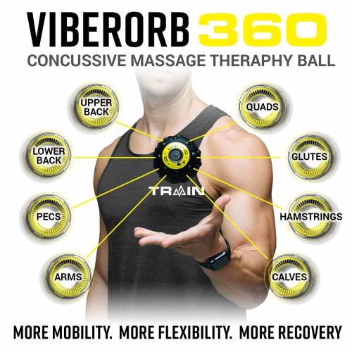 Train Vibration Ball Black Yellow Vibrating Massager buy