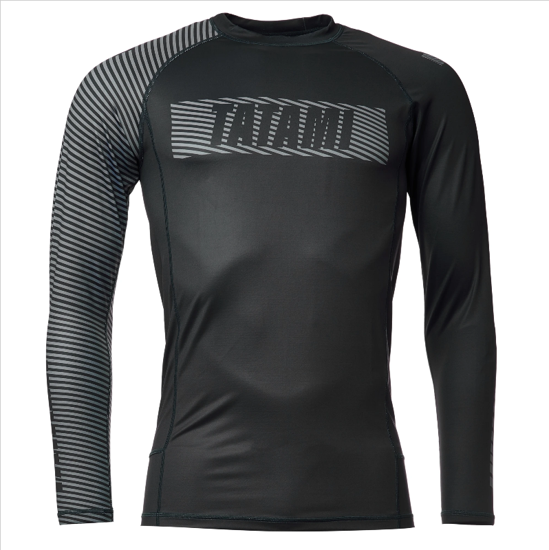 Рашгард Tatami Essential 3.0 Long Sleeve Rash Guard Black Grey