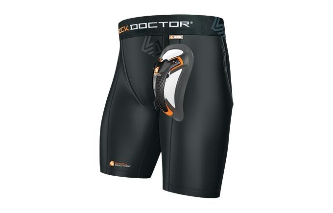 Компрессионные шорты Shock Doctor Ultra Compression Short с ракушкой Ultra Carbon Flex Cup