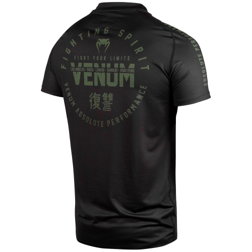 Venum Signature Dry Tech T-shirt Black Khaki Exclusive price
