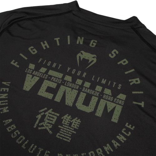 Venum Signature Dry Tech T-shirt Black Khaki Exclusive size