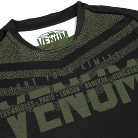 Футболка Venum Signature Dry Tech T-shirt Black Khaki Exclusive, Фото № 5
