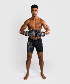 Компресійні шорти Venum Gladiator 5.0 Mens Vale Tudo Shorts Black Silver купити