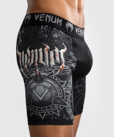 Компресійні шорти Venum Gladiator 5.0 Mens Vale Tudo Shorts Black Silver оригінал