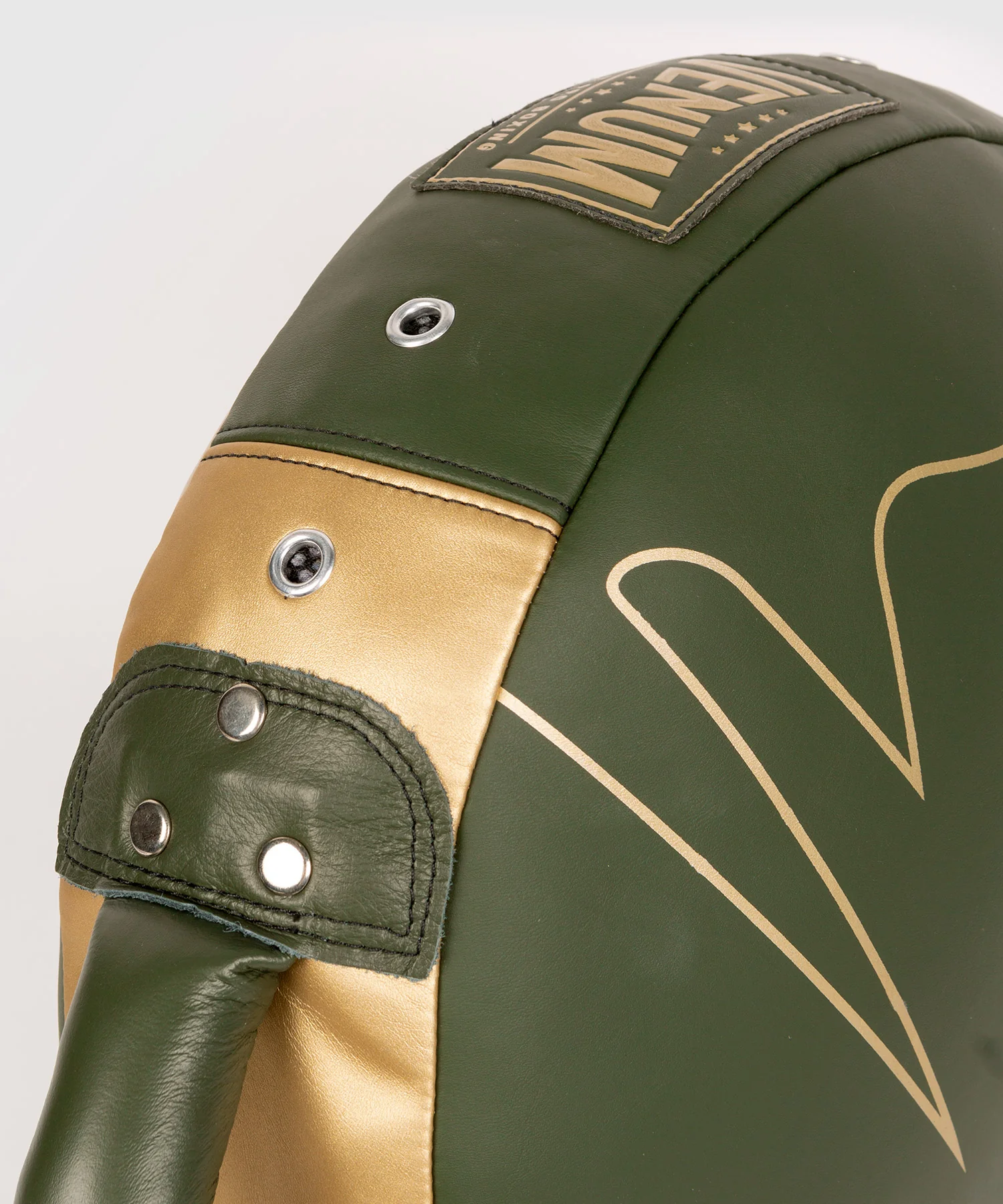 Power pad Venum Pro Boxing Round Punch Shield Khaki Gold photo