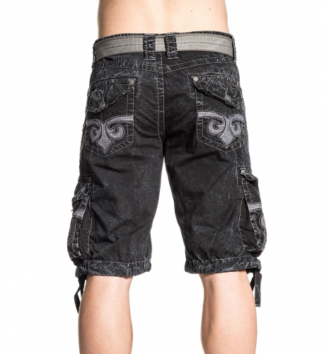 Shorts Affliction Sahara Cargo Short Black price