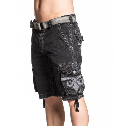 Shorts Affliction Sahara Cargo Short Black photo