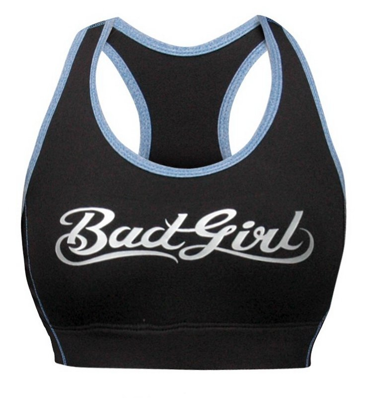 Спортивный бюстгальтер Bad Girl Sports Bra Black Blue