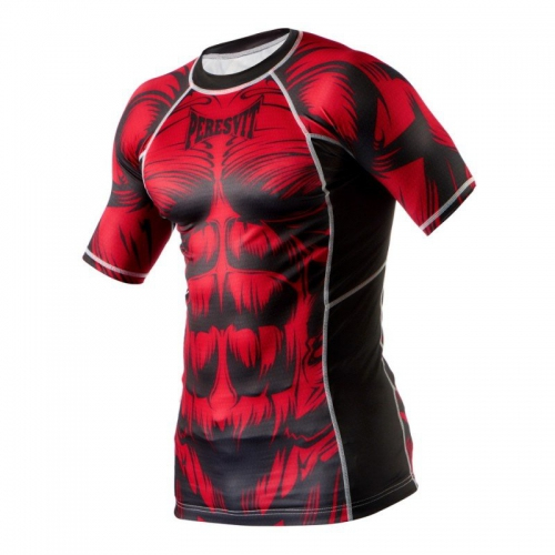 Рашгард Peresvit Beast Silver Force Rashguard Short Sleeve Red ціна
