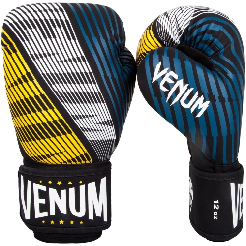 Боксерские перчатки Venum Plasma Boxing Gloves - Black/Yellow купить