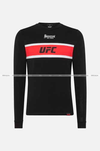 Boxeur Des Rues UFC Round Neck T-Shirt Long Sleeve Black price