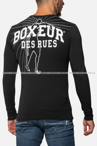 Boxeur Des Rues UFC Round Neck T-Shirt Long Sleeve Black buy