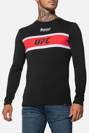 Лонгслів Boxeur Des Rues UFC Round Neck T-Shirt Long Sleeve Black