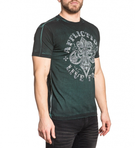 Affliction Royale Impact SS Tee Teal T-shirt price