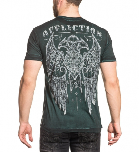 Affliction Royale Impact SS Tee Teal T-shirt buy