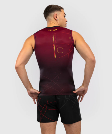 Рашгард Venum Tactical XT Sleeveless Rashguard - Black/Burgundy/Gold цена