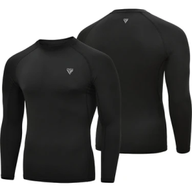 Рашгард RDX T15 Long Sleeve  Rash Guard Black ціна