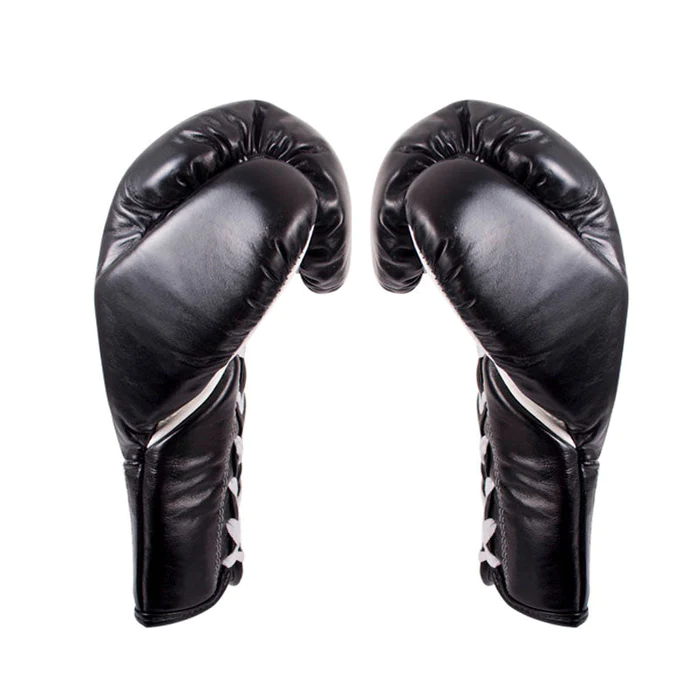 Боевые боксерские перчатки Cleto Reyes Official Leather Fight Gloves Black купить