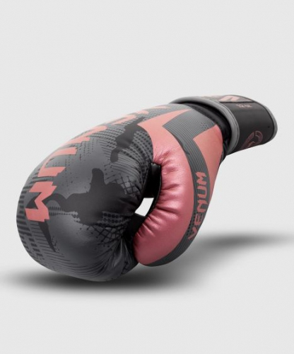 Boxing gloves Venum Elite Black Pink Gold photo