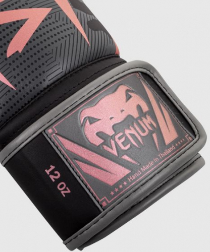 Boxing gloves Venum Elite Black Pink Gold original