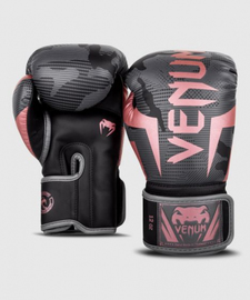 Боксерские перчатки Venum Elite Black Pink Gold, Фото № 3