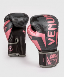 Боксерские перчатки Venum Elite Black Pink Gold, Фото № 2